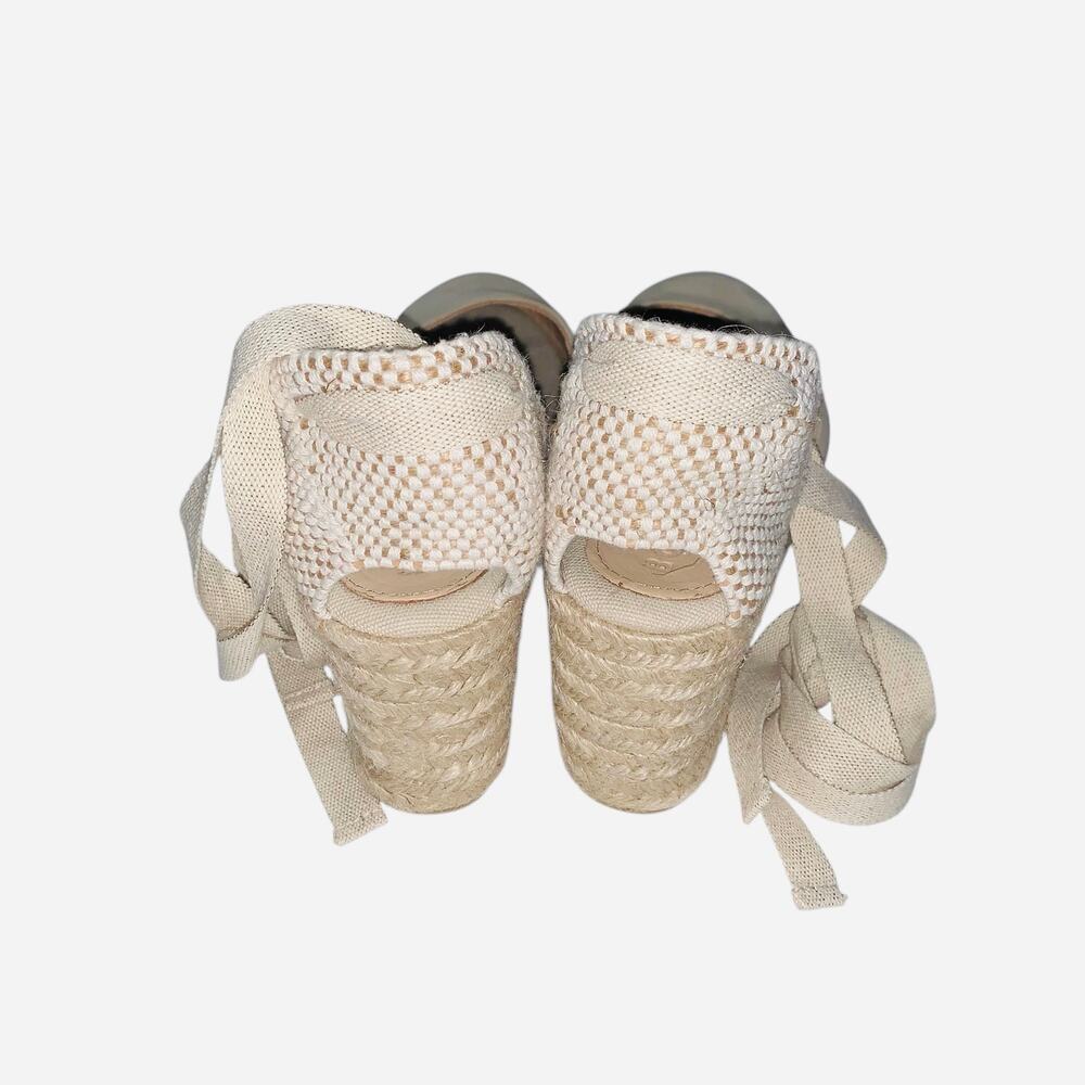 Boden Cassie Espadrille Wedges- Oatmeal sz EU 39 - Picture 6 of 14